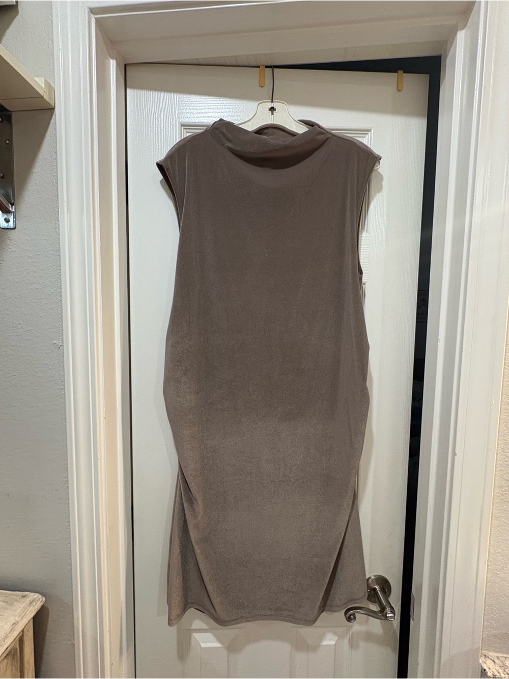 a new day Taupe Sleeveless Cowl Dress
